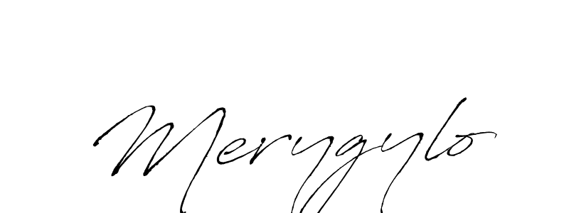 Design your own signature with our free online signature maker. With this signature software, you can create a handwritten (Antro_Vectra) signature for name Merygylo. Merygylo signature style 6 images and pictures png