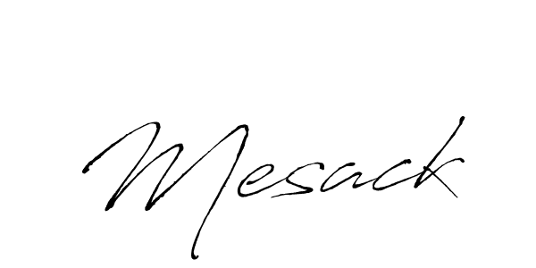 Use a signature maker to create a handwritten signature online. With this signature software, you can design (Antro_Vectra) your own signature for name Mesack. Mesack signature style 6 images and pictures png