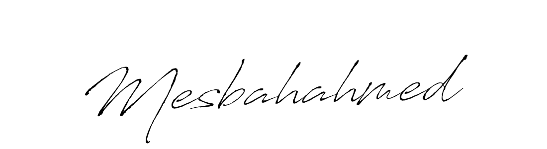 Mesbahahmed stylish signature style. Best Handwritten Sign (Antro_Vectra) for my name. Handwritten Signature Collection Ideas for my name Mesbahahmed. Mesbahahmed signature style 6 images and pictures png