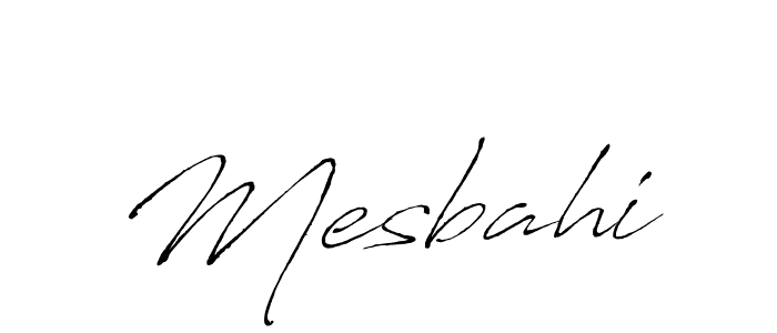 Make a beautiful signature design for name Mesbahi. With this signature (Antro_Vectra) style, you can create a handwritten signature for free. Mesbahi signature style 6 images and pictures png