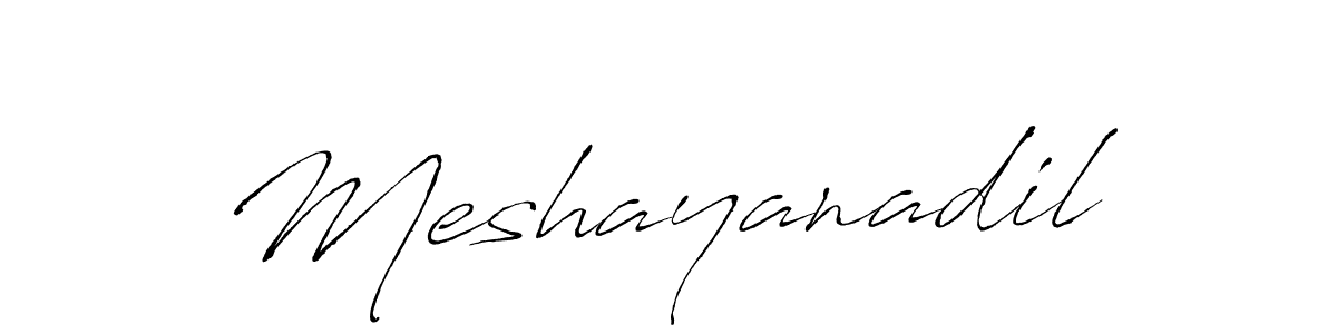 It looks lik you need a new signature style for name Meshayanadil. Design unique handwritten (Antro_Vectra) signature with our free signature maker in just a few clicks. Meshayanadil signature style 6 images and pictures png