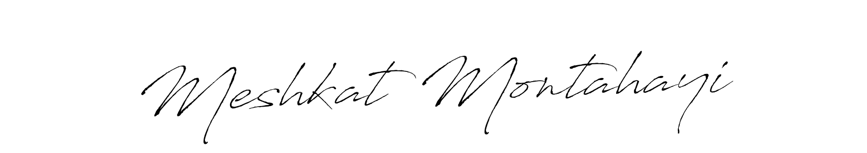 Create a beautiful signature design for name Meshkat Montahayi. With this signature (Antro_Vectra) fonts, you can make a handwritten signature for free. Meshkat Montahayi signature style 6 images and pictures png