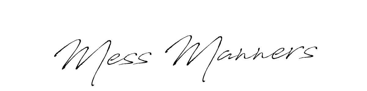 The best way (Antro_Vectra) to make a short signature is to pick only two or three words in your name. The name Mess Manners include a total of six letters. For converting this name. Mess Manners signature style 6 images and pictures png