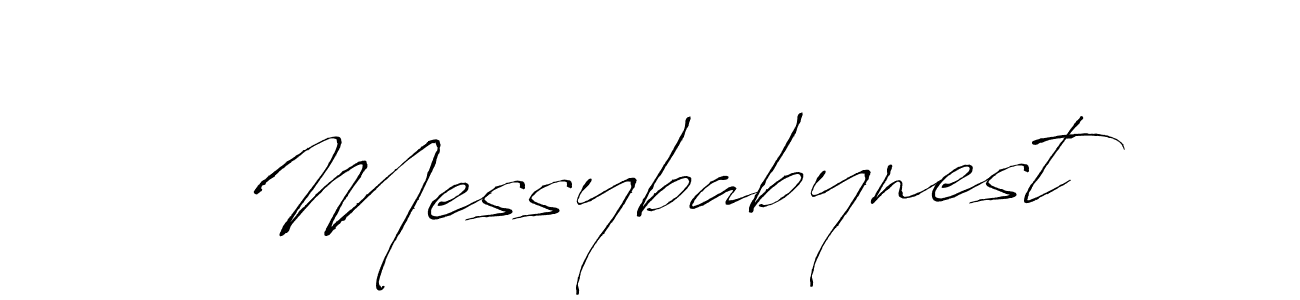 Design your own signature with our free online signature maker. With this signature software, you can create a handwritten (Antro_Vectra) signature for name Messybabynest. Messybabynest signature style 6 images and pictures png