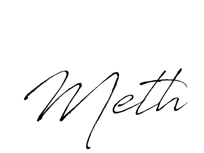 Antro_Vectra is a professional signature style that is perfect for those who want to add a touch of class to their signature. It is also a great choice for those who want to make their signature more unique. Get Meth name to fancy signature for free. Meth signature style 6 images and pictures png