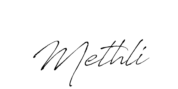 How to make Methli signature? Antro_Vectra is a professional autograph style. Create handwritten signature for Methli name. Methli signature style 6 images and pictures png