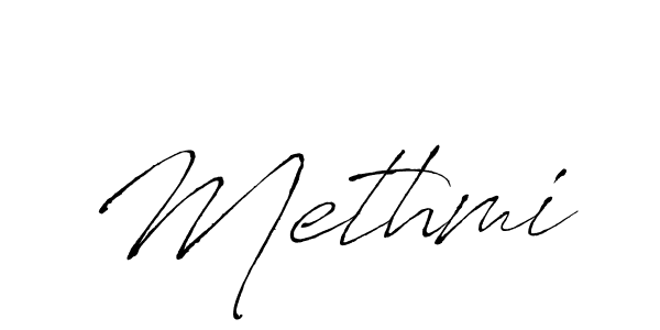 The best way (Antro_Vectra) to make a short signature is to pick only two or three words in your name. The name Methmi include a total of six letters. For converting this name. Methmi signature style 6 images and pictures png