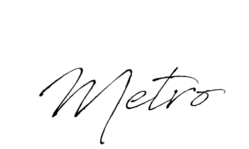 Antro_Vectra is a professional signature style that is perfect for those who want to add a touch of class to their signature. It is also a great choice for those who want to make their signature more unique. Get Metro name to fancy signature for free. Metro signature style 6 images and pictures png