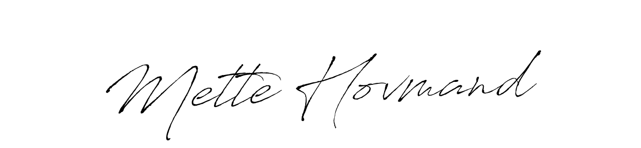 Make a beautiful signature design for name Mette Hovmand. With this signature (Antro_Vectra) style, you can create a handwritten signature for free. Mette Hovmand signature style 6 images and pictures png