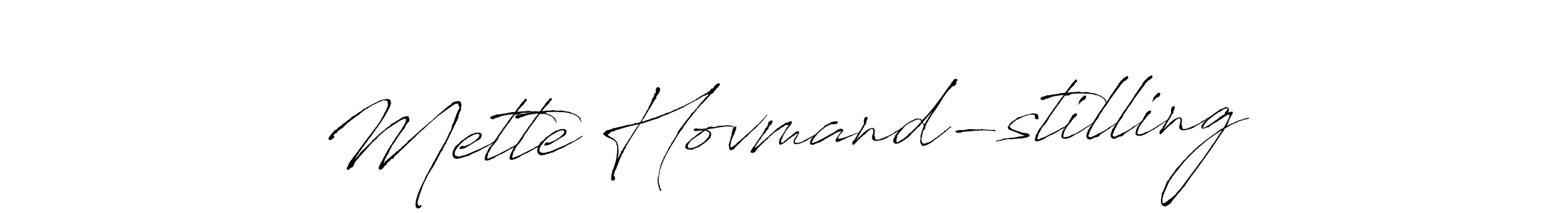 Also we have Mette Hovmand-stilling name is the best signature style. Create professional handwritten signature collection using Antro_Vectra autograph style. Mette Hovmand-stilling signature style 6 images and pictures png