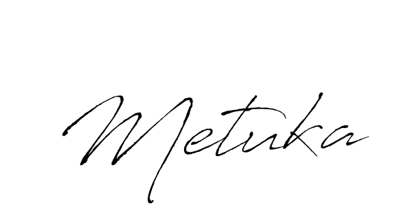 How to make Metuka name signature. Use Antro_Vectra style for creating short signs online. This is the latest handwritten sign. Metuka signature style 6 images and pictures png
