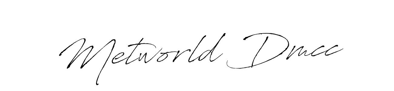 Create a beautiful signature design for name Metworld Dmcc. With this signature (Antro_Vectra) fonts, you can make a handwritten signature for free. Metworld Dmcc signature style 6 images and pictures png