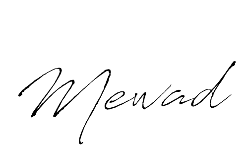 Mewad stylish signature style. Best Handwritten Sign (Antro_Vectra) for my name. Handwritten Signature Collection Ideas for my name Mewad. Mewad signature style 6 images and pictures png