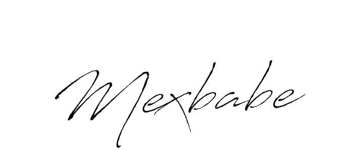 Also You can easily find your signature by using the search form. We will create Mexbabe name handwritten signature images for you free of cost using Antro_Vectra sign style. Mexbabe signature style 6 images and pictures png