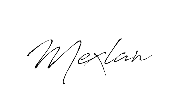 Antro_Vectra is a professional signature style that is perfect for those who want to add a touch of class to their signature. It is also a great choice for those who want to make their signature more unique. Get Mexlan name to fancy signature for free. Mexlan signature style 6 images and pictures png