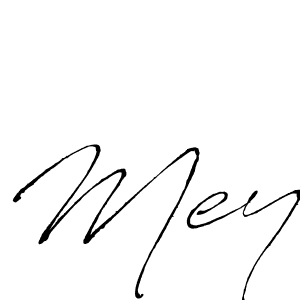 Design your own signature with our free online signature maker. With this signature software, you can create a handwritten (Antro_Vectra) signature for name Mey. Mey signature style 6 images and pictures png