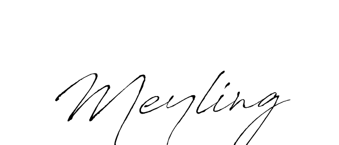 The best way (Antro_Vectra) to make a short signature is to pick only two or three words in your name. The name Meyling include a total of six letters. For converting this name. Meyling signature style 6 images and pictures png