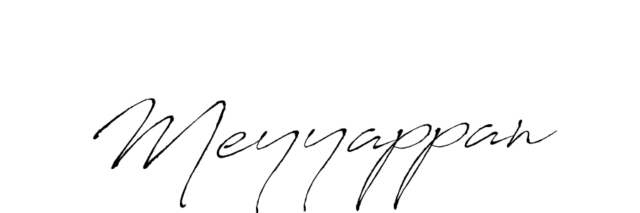 How to make Meyyappan name signature. Use Antro_Vectra style for creating short signs online. This is the latest handwritten sign. Meyyappan signature style 6 images and pictures png