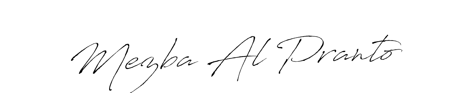 How to make Mezba Al Pranto signature? Antro_Vectra is a professional autograph style. Create handwritten signature for Mezba Al Pranto name. Mezba Al Pranto signature style 6 images and pictures png