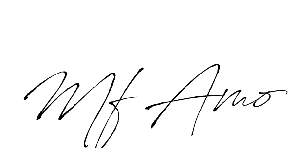 Use a signature maker to create a handwritten signature online. With this signature software, you can design (Antro_Vectra) your own signature for name Mf Amo. Mf Amo signature style 6 images and pictures png