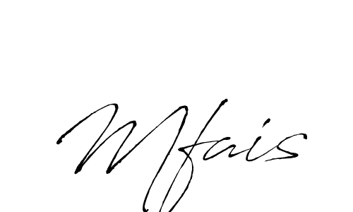 Mfais stylish signature style. Best Handwritten Sign (Antro_Vectra) for my name. Handwritten Signature Collection Ideas for my name Mfais. Mfais signature style 6 images and pictures png