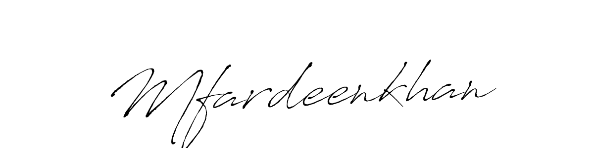 Similarly Antro_Vectra is the best handwritten signature design. Signature creator online .You can use it as an online autograph creator for name Mfardeenkhan. Mfardeenkhan signature style 6 images and pictures png
