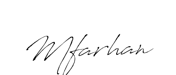 Make a beautiful signature design for name Mfarhan. Use this online signature maker to create a handwritten signature for free. Mfarhan signature style 6 images and pictures png