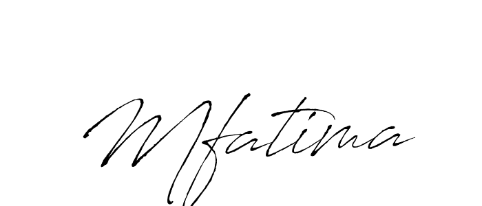 Antro_Vectra is a professional signature style that is perfect for those who want to add a touch of class to their signature. It is also a great choice for those who want to make their signature more unique. Get Mfatima name to fancy signature for free. Mfatima signature style 6 images and pictures png