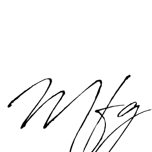 Antro_Vectra is a professional signature style that is perfect for those who want to add a touch of class to their signature. It is also a great choice for those who want to make their signature more unique. Get Mfg name to fancy signature for free. Mfg signature style 6 images and pictures png