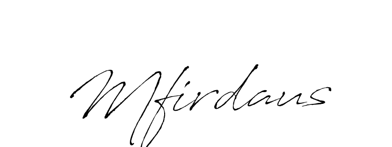 Make a beautiful signature design for name Mfirdaus. Use this online signature maker to create a handwritten signature for free. Mfirdaus signature style 6 images and pictures png