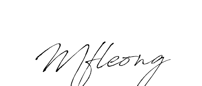 How to Draw Mfleong signature style? Antro_Vectra is a latest design signature styles for name Mfleong. Mfleong signature style 6 images and pictures png
