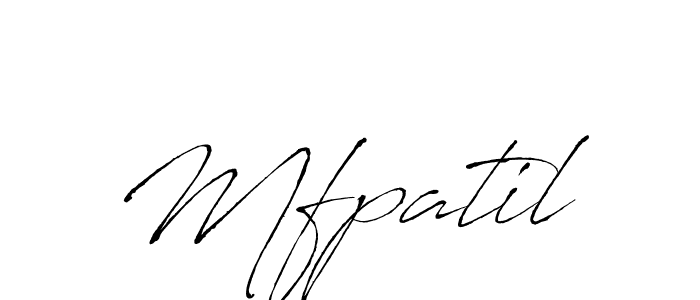 Design your own signature with our free online signature maker. With this signature software, you can create a handwritten (Antro_Vectra) signature for name Mfpatil. Mfpatil signature style 6 images and pictures png