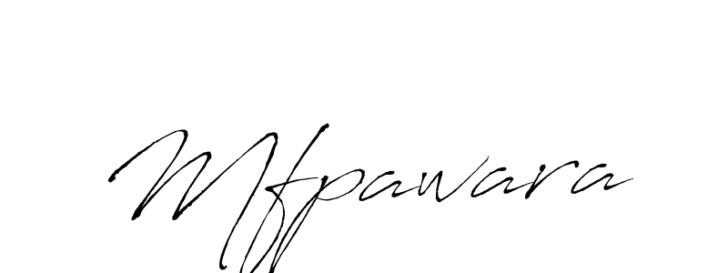 Make a beautiful signature design for name Mfpawara. With this signature (Antro_Vectra) style, you can create a handwritten signature for free. Mfpawara signature style 6 images and pictures png