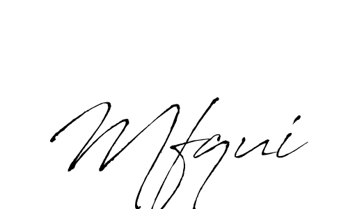 How to make Mfqui name signature. Use Antro_Vectra style for creating short signs online. This is the latest handwritten sign. Mfqui signature style 6 images and pictures png