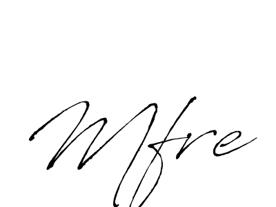 Antro_Vectra is a professional signature style that is perfect for those who want to add a touch of class to their signature. It is also a great choice for those who want to make their signature more unique. Get Mfre name to fancy signature for free. Mfre signature style 6 images and pictures png