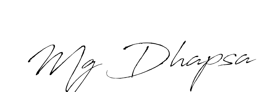 The best way (Antro_Vectra) to make a short signature is to pick only two or three words in your name. The name Mg Dhapsa include a total of six letters. For converting this name. Mg Dhapsa signature style 6 images and pictures png