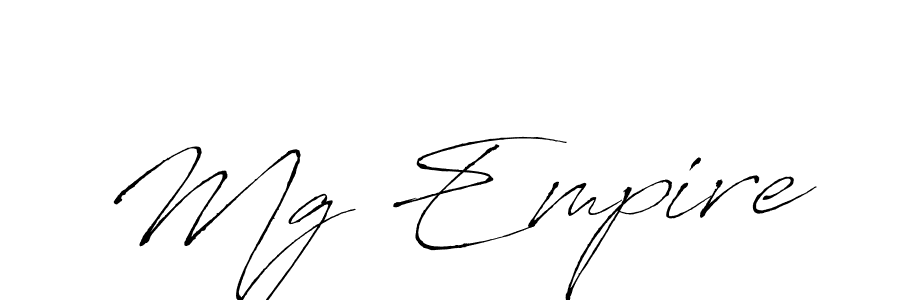 You should practise on your own different ways (Antro_Vectra) to write your name (Mg Empire) in signature. don't let someone else do it for you. Mg Empire signature style 6 images and pictures png
