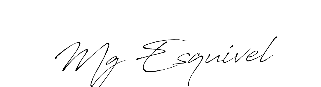 How to make Mg Esquivel signature? Antro_Vectra is a professional autograph style. Create handwritten signature for Mg Esquivel name. Mg Esquivel signature style 6 images and pictures png