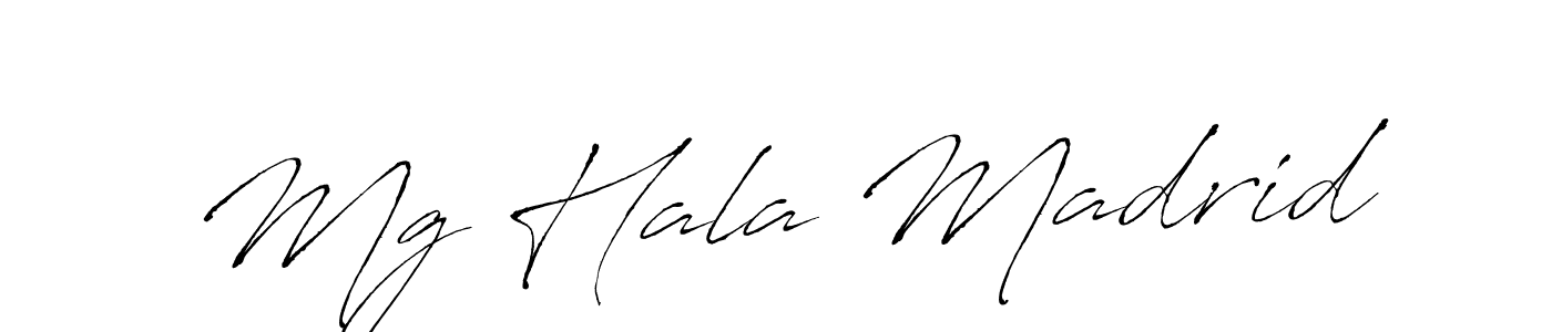 Similarly Antro_Vectra is the best handwritten signature design. Signature creator online .You can use it as an online autograph creator for name Mg Hala Madrid. Mg Hala Madrid signature style 6 images and pictures png