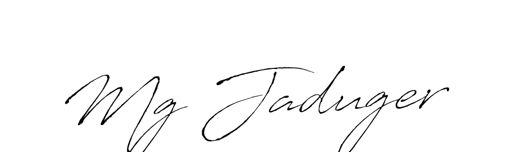 Once you've used our free online signature maker to create your best signature Antro_Vectra style, it's time to enjoy all of the benefits that Mg Jaduger name signing documents. Mg Jaduger signature style 6 images and pictures png
