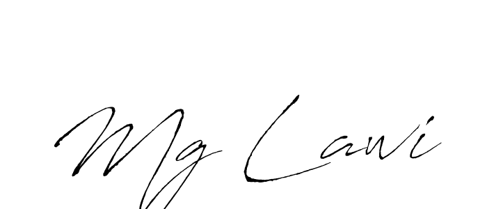 Also You can easily find your signature by using the search form. We will create Mg Lawi name handwritten signature images for you free of cost using Antro_Vectra sign style. Mg Lawi signature style 6 images and pictures png