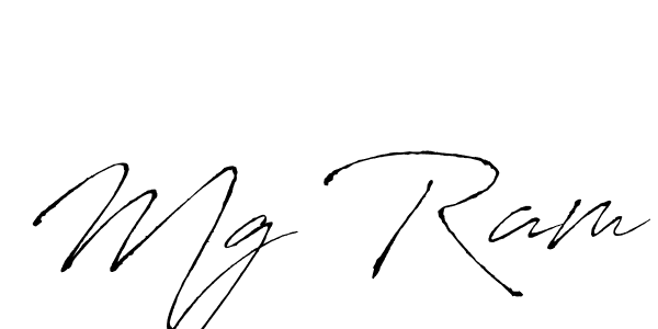 Similarly Antro_Vectra is the best handwritten signature design. Signature creator online .You can use it as an online autograph creator for name Mg Ram. Mg Ram signature style 6 images and pictures png