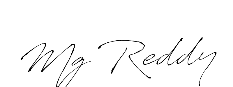 Design your own signature with our free online signature maker. With this signature software, you can create a handwritten (Antro_Vectra) signature for name Mg Reddy. Mg Reddy signature style 6 images and pictures png