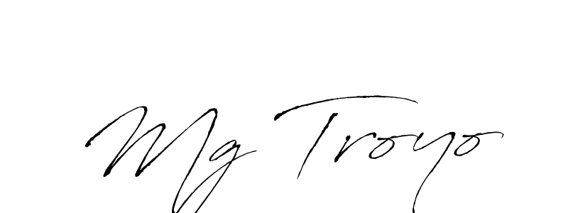 Also You can easily find your signature by using the search form. We will create Mg Troyo name handwritten signature images for you free of cost using Antro_Vectra sign style. Mg Troyo signature style 6 images and pictures png