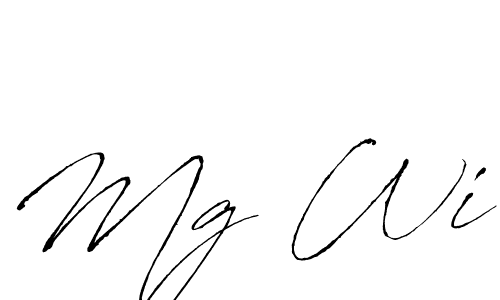 You should practise on your own different ways (Antro_Vectra) to write your name (Mg Wi) in signature. don't let someone else do it for you. Mg Wi signature style 6 images and pictures png