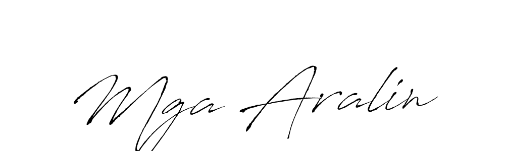 This is the best signature style for the Mga Aralin name. Also you like these signature font (Antro_Vectra). Mix name signature. Mga Aralin signature style 6 images and pictures png