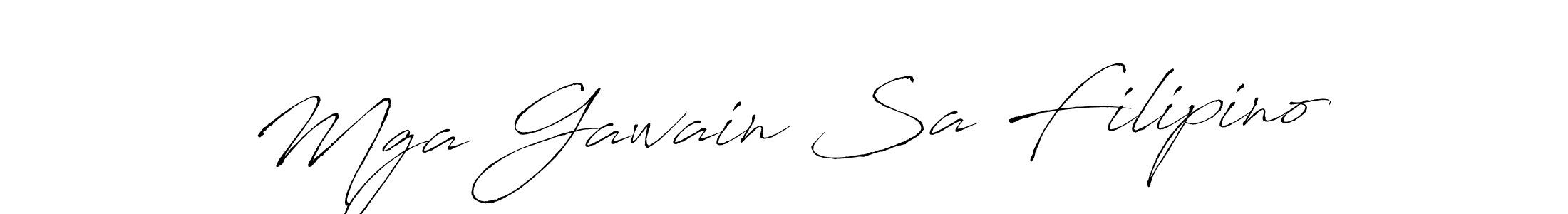 Antro_Vectra is a professional signature style that is perfect for those who want to add a touch of class to their signature. It is also a great choice for those who want to make their signature more unique. Get Mga Gawain Sa Filipino name to fancy signature for free. Mga Gawain Sa Filipino signature style 6 images and pictures png