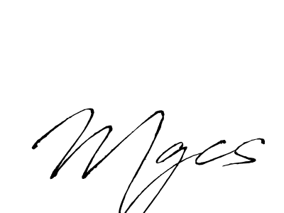 How to make Mgcs signature? Antro_Vectra is a professional autograph style. Create handwritten signature for Mgcs name. Mgcs signature style 6 images and pictures png