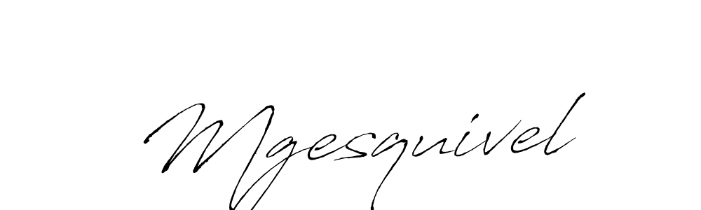 Make a beautiful signature design for name Mgesquivel. With this signature (Antro_Vectra) style, you can create a handwritten signature for free. Mgesquivel signature style 6 images and pictures png