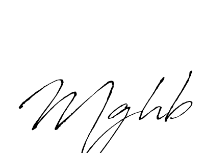 How to make Mghb signature? Antro_Vectra is a professional autograph style. Create handwritten signature for Mghb name. Mghb signature style 6 images and pictures png